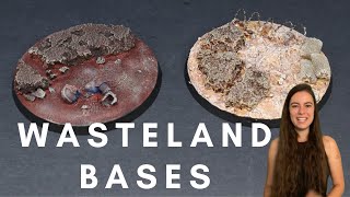 Two Wasteland Bases for 40k [upl. by Hollenbeck]