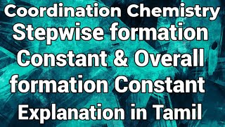 stepwise formation constant and overall formation constant [upl. by Tuckie705]