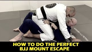 How To Do The Perfect BJJ Mount Escape by John Danaher [upl. by Blithe219]