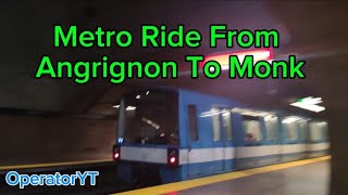 Riding the Green line🟢 From Angrignon To Monk [upl. by Nahpets]