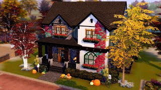 BUDUJE JESIENNY DOM W THE SIMS 4 🍂🍁 [upl. by Ronacin]