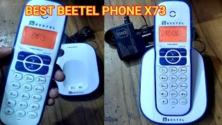 X73 कॉर्डलेस लैंडलाइन फ़ोन Beetel X73 Unboxing And Setup In Hindi Best Cordles Phone Shami Expert [upl. by Latoye]