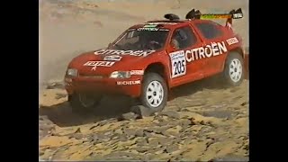 1993 Pharaohs Rally Raid  Stage 6  Citroen ZX  Mitsubishi Pajero  Eurosport [upl. by Eidnac]