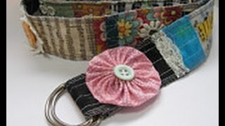 Making a Patchwork Belt [upl. by Diane-Marie]