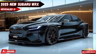 AllNew 2025 Subaru WRX Revealed Performance Design and Tech Breakdown [upl. by Hellah678]