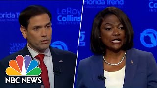 Florida Senate Candidates Marco Rubio And Val Demings Face Off In Debate [upl. by Cartie291]