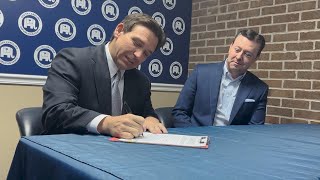 Ron DeSantis officially files his paperwork to run in South Carolina’s Republican primary [upl. by Sausa]