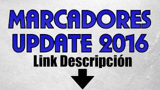 PES 6 DESCARGAR MARCADORES 2016 [upl. by Hairakcaz]