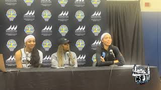 Chicago Sky Postgame Angel Reese amp Isabelle Harrison 6624 [upl. by Leisha]