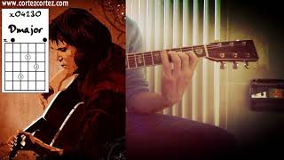 How To Play quotDOUBLE Equot by Neil Young  Acoustic Guitar Tutorial on a CG Winner W777 D45 Copy [upl. by Asia316]