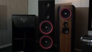 Cerwin Vega 1515 and TS42 playing insane loud 1287 dB [upl. by Sumedocin]