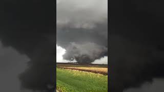 Scary EF3 Tornado 🌪️ Hits Harlan Iowa at 160 MPH 😱 [upl. by Seligman]