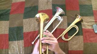 Bugle Review Cavalry Bugle vs Centennial Scoutbugle [upl. by Nitram]