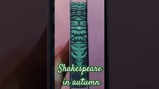 Book Foreedge Painting 2 watercolor book watercolorpainting ShakespeareinAutumn [upl. by Lucio]