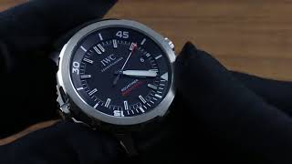 IWC Aquatimer Automatic 2000 Edition 35 Years Ocean 2000 Showcase Review [upl. by Arukas]