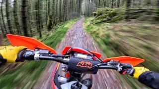 Can The KTM 150 Ride In Extreme Conditions  Hard Enduro First Ride [upl. by Wallford457]