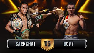 Saenchai vs Bovy  KNOCKOUT  Full Muay Thai Fight [upl. by Orazio364]