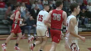 Hazleton at Crestwood Boys Basketball 1312023 [upl. by Marienthal216]