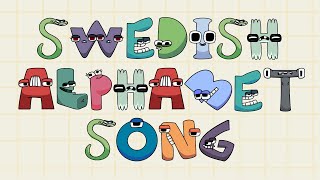 SWEDISH ALPHABET SONG  Alphabet Lore PARODY COMPILATION  Alphabet Lore animation Mike Salcedo [upl. by Nwahsek529]