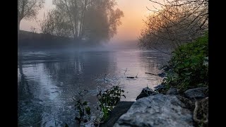 Watercolor painting landscape in the mist [upl. by Rep]