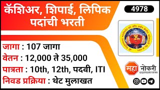 कॅशिअर शिपाई लिपिक पदांची भरती  Renukamata Multistate Bharti 2023  Cashier Jobs  Pygmy Agent Job [upl. by Ecirtram704]