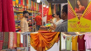 Silk India Exhibition 2024  Sarees from Kashmir to Kanyakumari [upl. by Asirram]