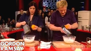 How to Make Mandarin Cheesecake  Gordon Ramsay [upl. by Manwell]