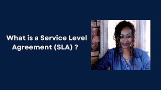 The Concepts of a Service Level Agreement SLA [upl. by Aenotna]