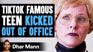 TikTok FAMOUS TEEN Kicked Out Of Office Instantly Regrets It  Dhar Mann [upl. by Wertheimer390]