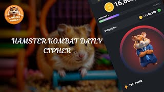 Solving Hamster Daily Cipher Code [upl. by Elram964]