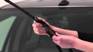 RainX Expert Fit Beam Wiper Blade Installation  Small JHook [upl. by Adamina]