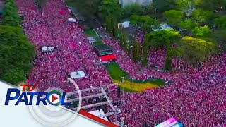 Mga dumalo sa miting de avance ng Team LeniKiko umabot sa 780000  TV Patrol [upl. by Hannah]