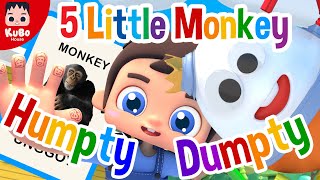 5 LITTLE MONKEY HUMPTY DUMPTY  Tiktok Song  Dance Remix Trending Kubo House [upl. by Nadirehs708]