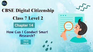 CBSE Digital Citizenship Class 7 Level 2 Chapter 14 TrueFalse [upl. by Charisse657]