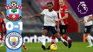 HIGHLIGHTS  SOUTHAMPTON 01 MAN CITY  RAHEEM STERLING [upl. by Reyotal]