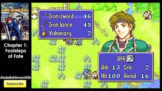 Lets Play GBA Fire Emblem  Chapter 1 quotFootsteps of Fatequot Walkthrough with Abdallah [upl. by Seilenna960]