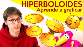 y ahora el 👉 HIPERBOLOIDE 👈 de una y dos hojas [upl. by Aikat]