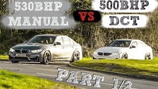 BMW M3 WHICH IS BETTER MANUAL VS DCT [upl. by Myrvyn256]