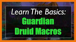 735 Guardian Druid Macros WOW Legion  Focus Mouseover Stopcasting Modifier [upl. by Marianna]