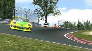 rFactor Porsche 997 GT3 Manthey Racing Skin [upl. by Grane523]