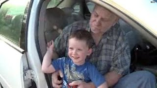 Toddler saves man trapped in hot car [upl. by Esemaj30]