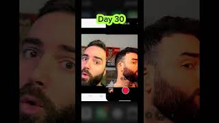 BEARD GROWTH TIME LAPSE beard beardgrowth timelapse barba funny funnyvideo beardcut shorts [upl. by Bettencourt131]