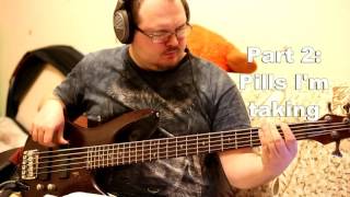 Anesthetize Porcupine Tree bass cover full song [upl. by Elnukeda]