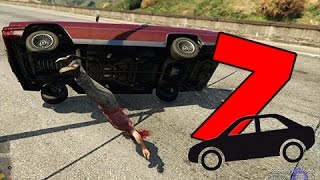 GTA  EPIC FAILS 20  Caidas contra vehiculos a camara lenta  7 [upl. by Otreblanauj]