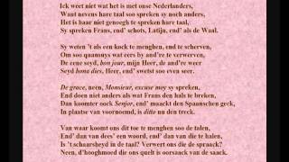 Adriaen Hoffer 15891644  Gedicht over de meertaligheid in de Gouden Eeuw [upl. by Drapehs]