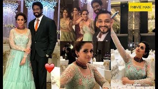 Bhavana Wedding Reception at Bangalore Full Videos  Photos [upl. by Ynafets162]