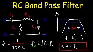 RC Band Pass Filters  How To Design The Circuit [upl. by Sim]