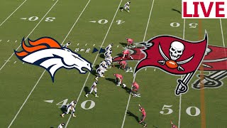 🔴 LIVE 🔴 Denver Bronco VS Tampa Bay Buccaneers  NFL Today NFL SEASON Madden NFL [upl. by Nemajneb90]