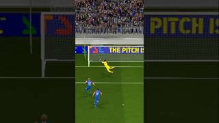 Haaland great goal pes barcelona efootball fifa football haaland messi ronaldo shorts cr7 [upl. by Thorrlow]