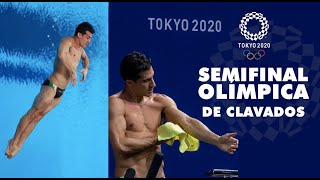 Clavados de la Semifinal Olímpica  Clavados en Trampolín de 3 metros  Tokyo2020  Rommel Pacheco [upl. by Niddala]